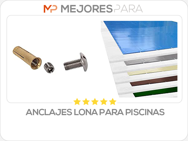 anclajes lona para piscinas