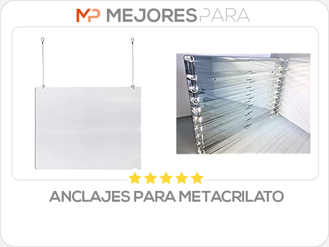 anclajes para metacrilato