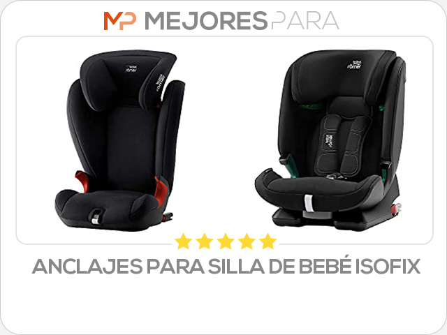 anclajes para silla de bebé isofix