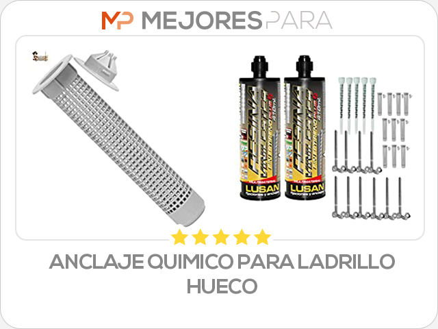 anclaje quimico para ladrillo hueco