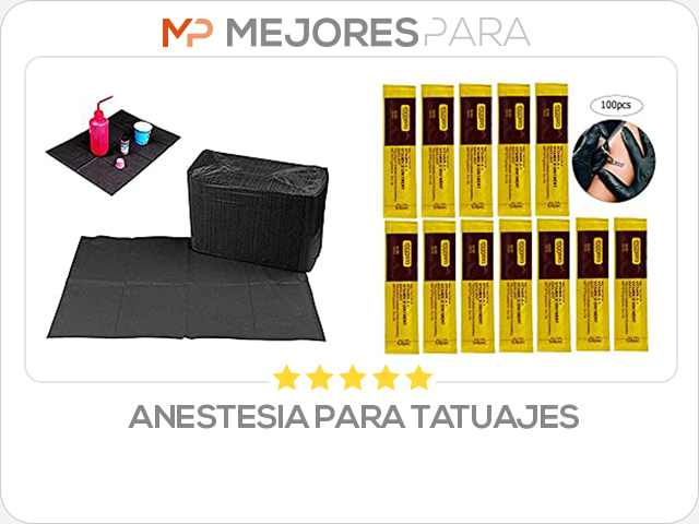 anestesia para tatuajes