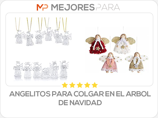 angelitos para colgar en el arbol de navidad