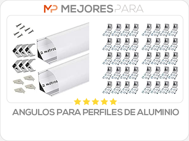 angulos para perfiles de aluminio