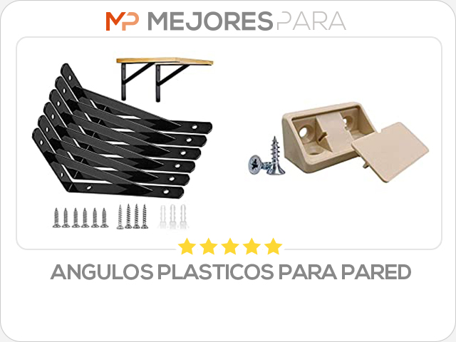 angulos plasticos para pared