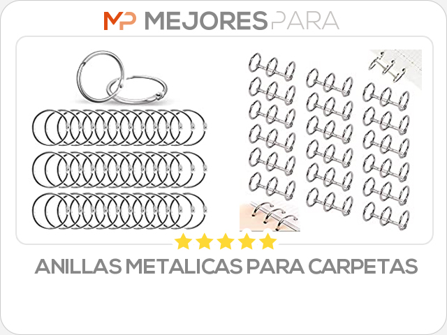 anillas metalicas para carpetas