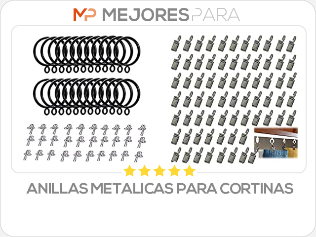 anillas metalicas para cortinas