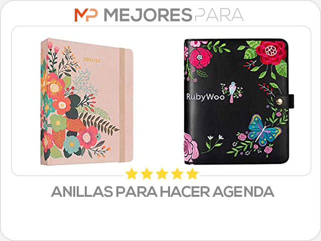 anillas para hacer agenda