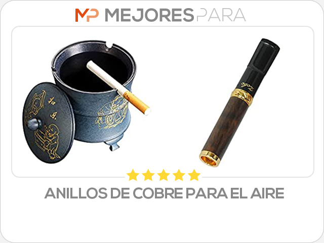 anillos de cobre para el aire