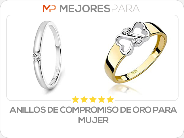 anillos de compromiso de oro para mujer