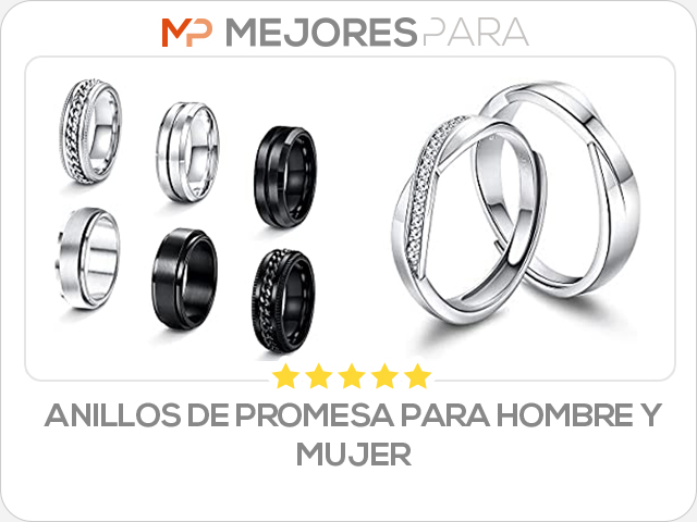 anillos de promesa para hombre y mujer