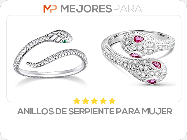 anillos de serpiente para mujer