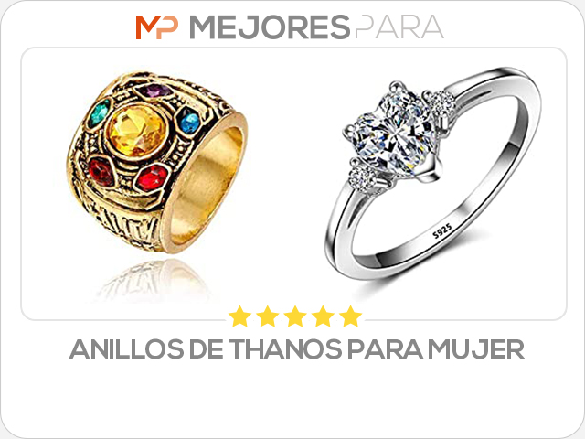 anillos de thanos para mujer