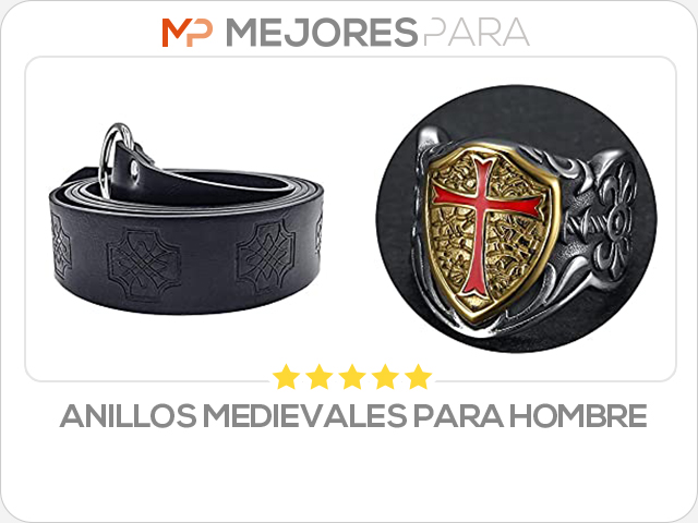 anillos medievales para hombre