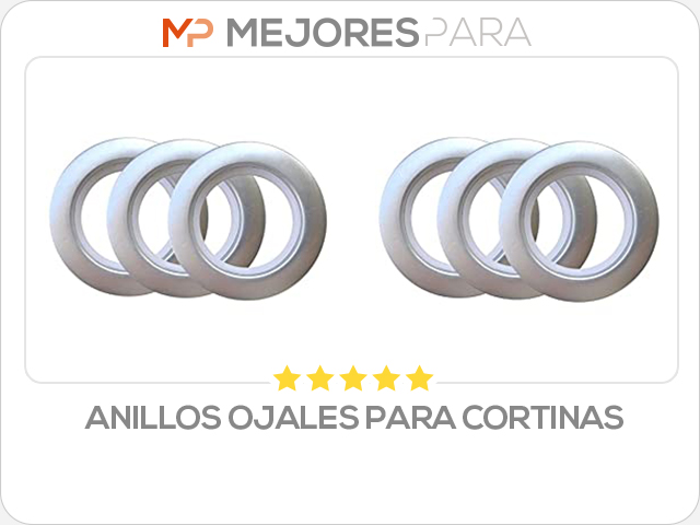 anillos ojales para cortinas