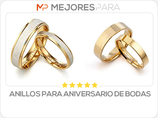 anillos para aniversario de bodas