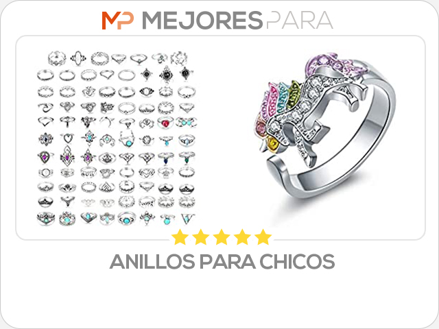 anillos para chicos