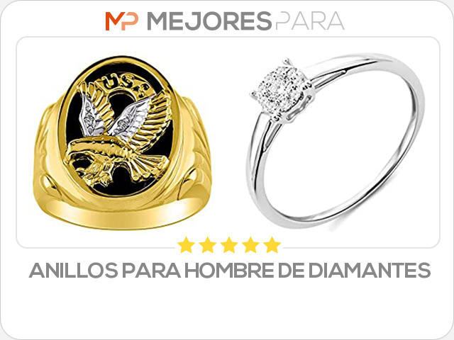 anillos para hombre de diamantes