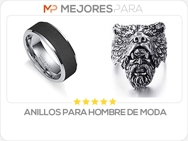 anillos para hombre de moda