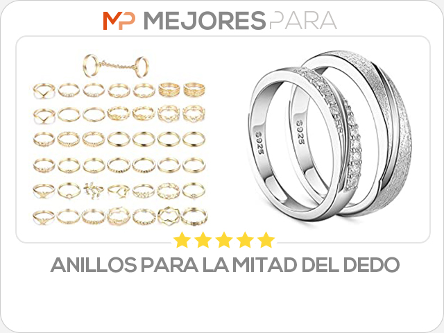 anillos para la mitad del dedo