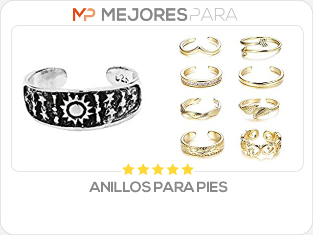 anillos para pies