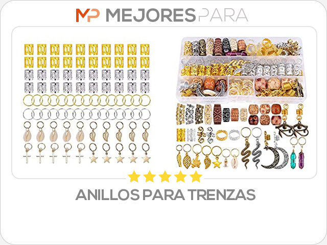 anillos para trenzas