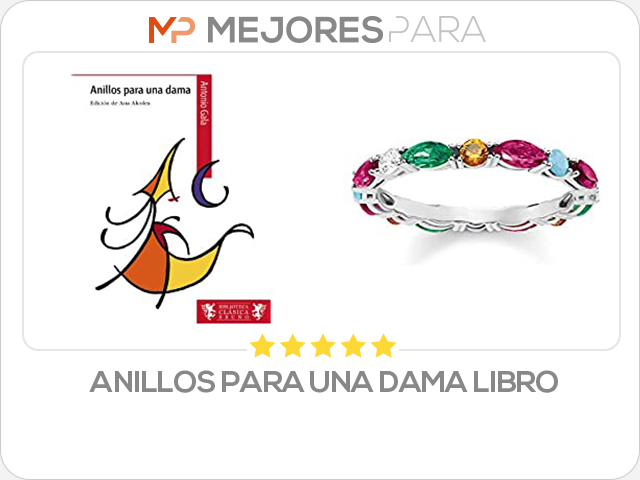 anillos para una dama libro