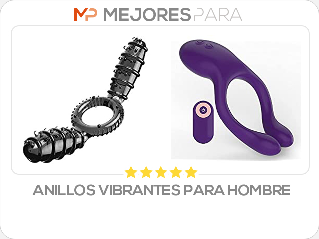 anillos vibrantes para hombre