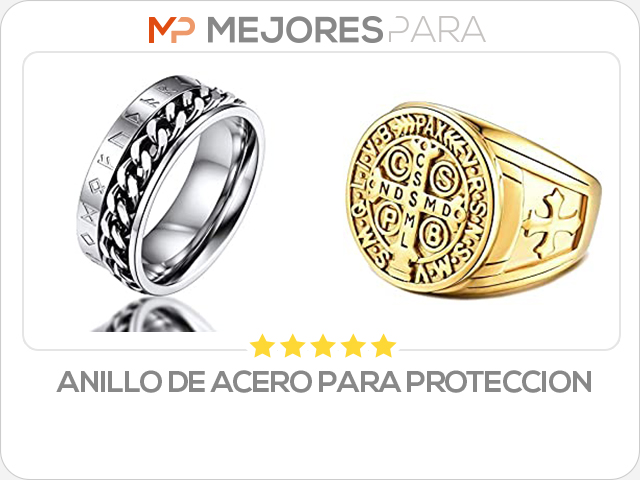 anillo de acero para proteccion