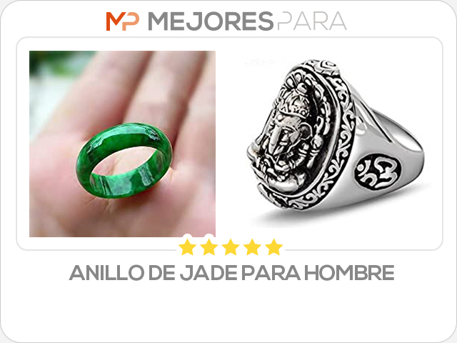 anillo de jade para hombre