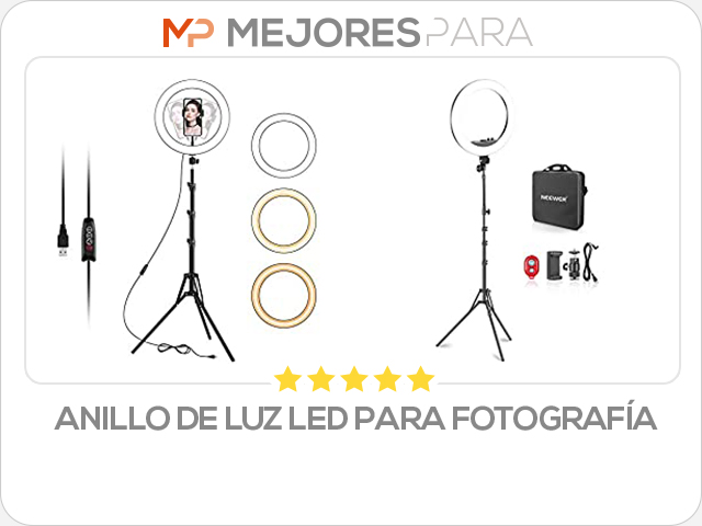 anillo de luz led para fotografía