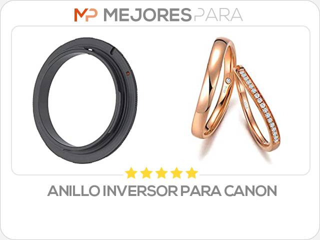 anillo inversor para canon