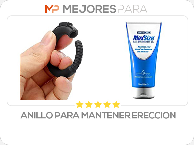 anillo para mantener ereccion