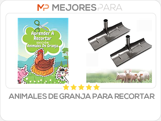 animales de granja para recortar