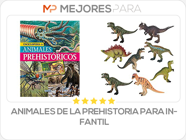 animales de la prehistoria para infantil