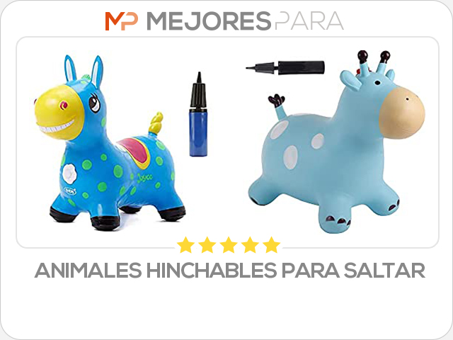 animales hinchables para saltar