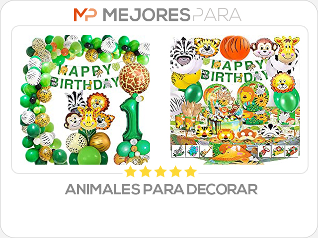 animales para decorar