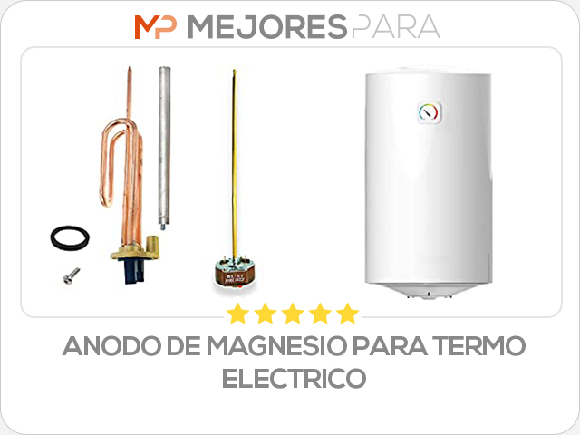 anodo de magnesio para termo electrico