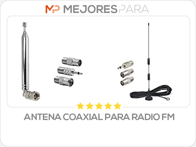 antena coaxial para radio fm