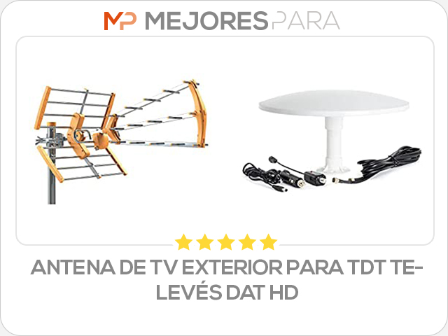 antena de tv exterior para tdt televés dat hd