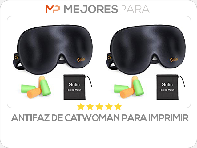 antifaz de catwoman para imprimir