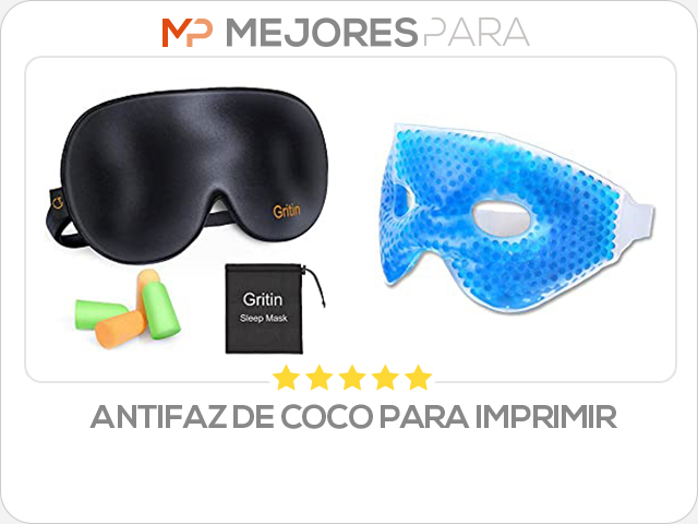 antifaz de coco para imprimir