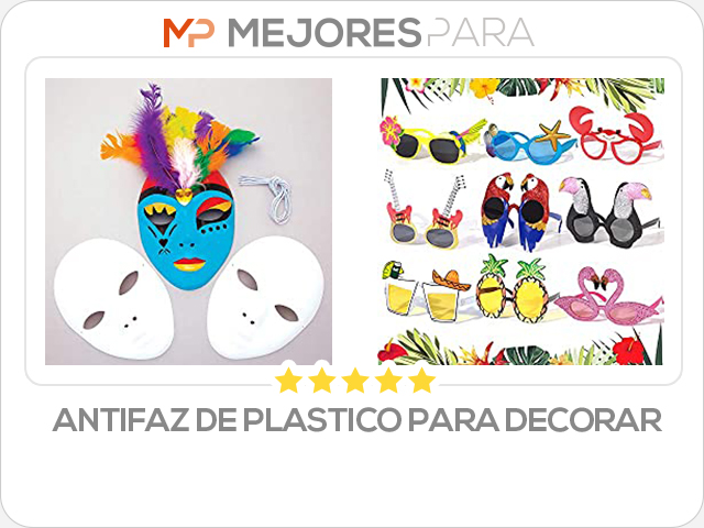 antifaz de plastico para decorar