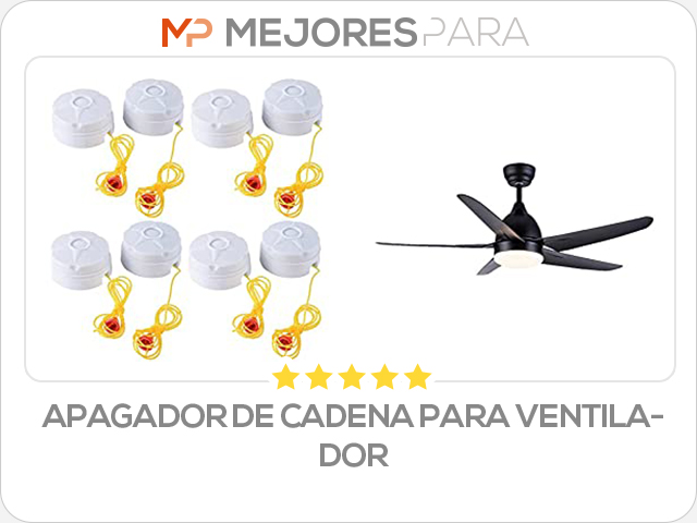 apagador de cadena para ventilador