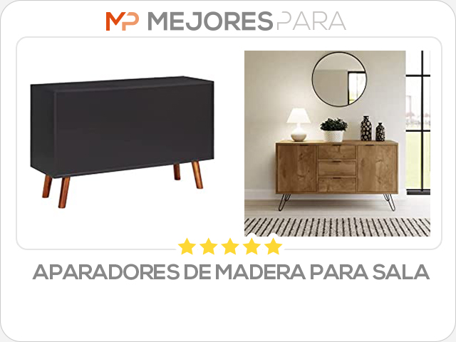 aparadores de madera para sala