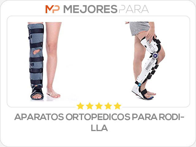 aparatos ortopedicos para rodilla