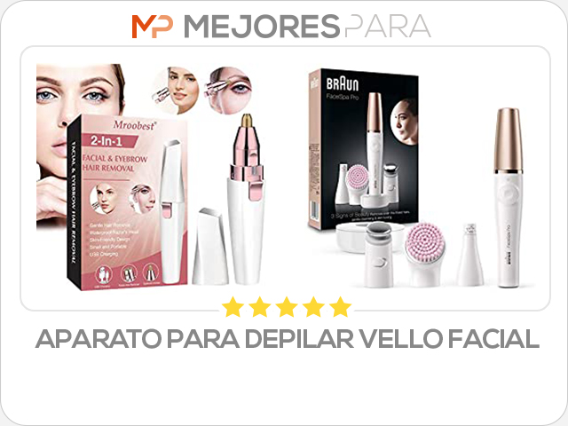 aparato para depilar vello facial