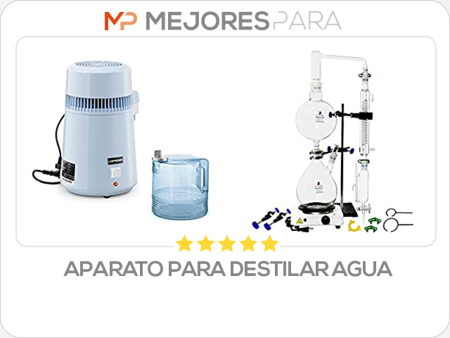 aparato para destilar agua