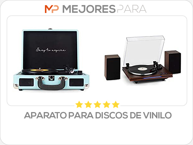 aparato para discos de vinilo