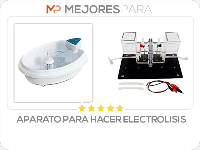 aparato para hacer electrolisis