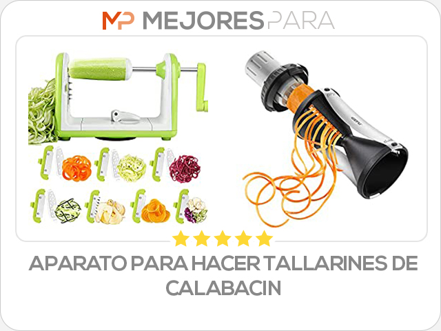 aparato para hacer tallarines de calabacin